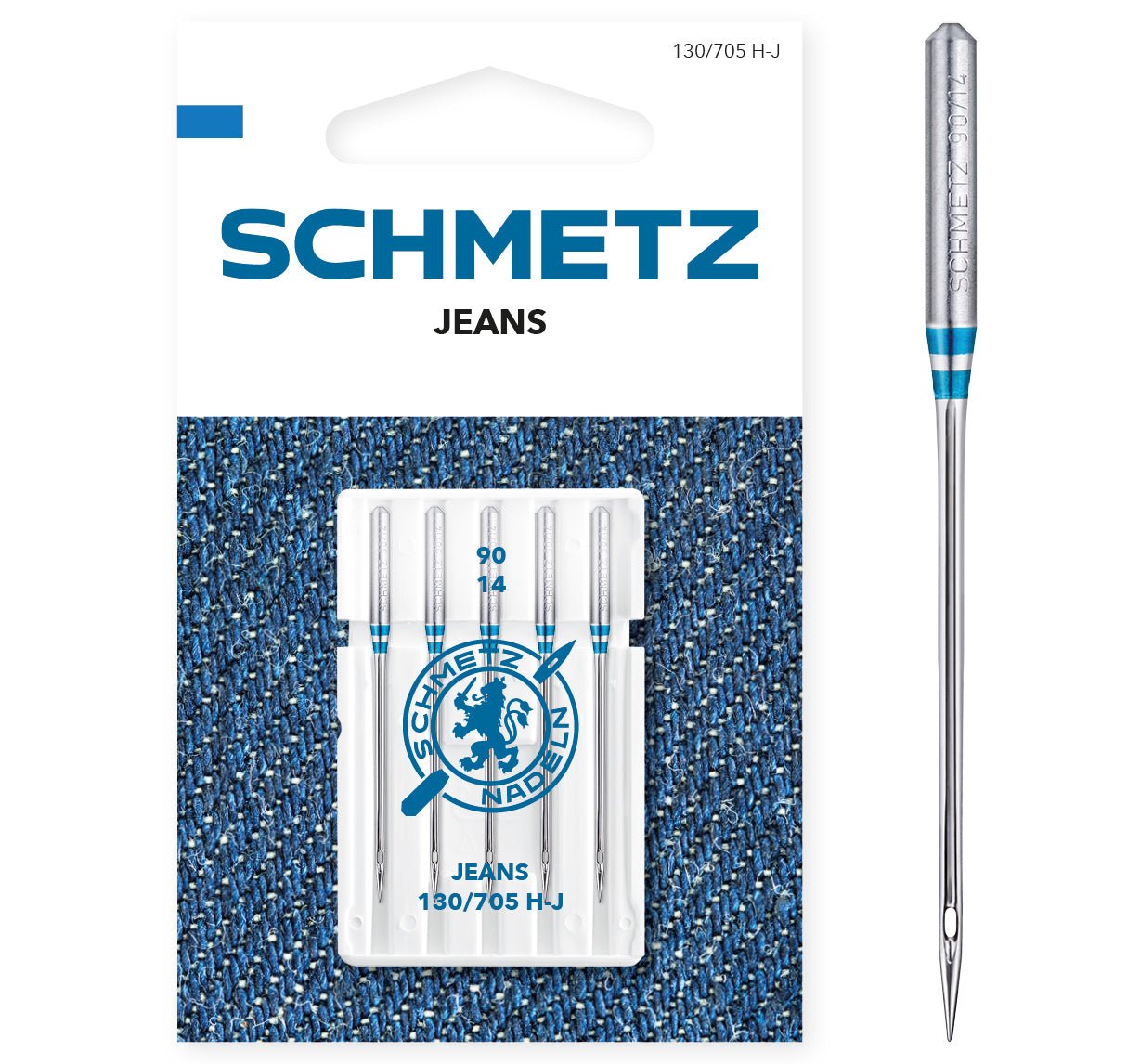 Schmetz Jeans - Nadeln 5er Packung Stärke 90 - Nähmaschinen SCHWAAK